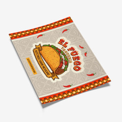 Mantel individual impreso en papel offset a color